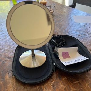 SIMPLEHUMAN 5" Sensor Makeup Mirror with Travel Case